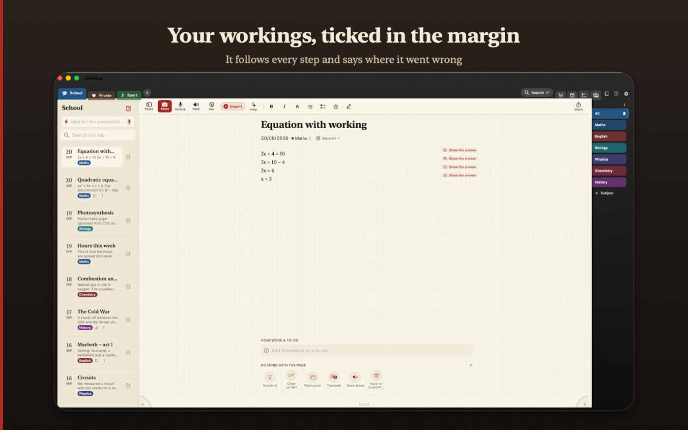 Libellus on a Mac